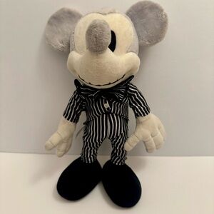 EUC. Disney Mickey Mouse Jack Skellington Plush stuffed animal. Approx. 9"H.